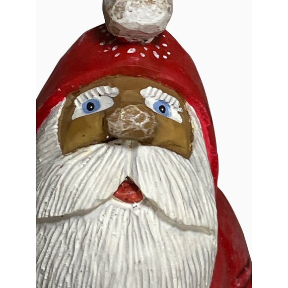 Dave Constantine Handcrafted Vintage Santa Claus Figurine With Star Accent 2005 - Picture 10 of 13